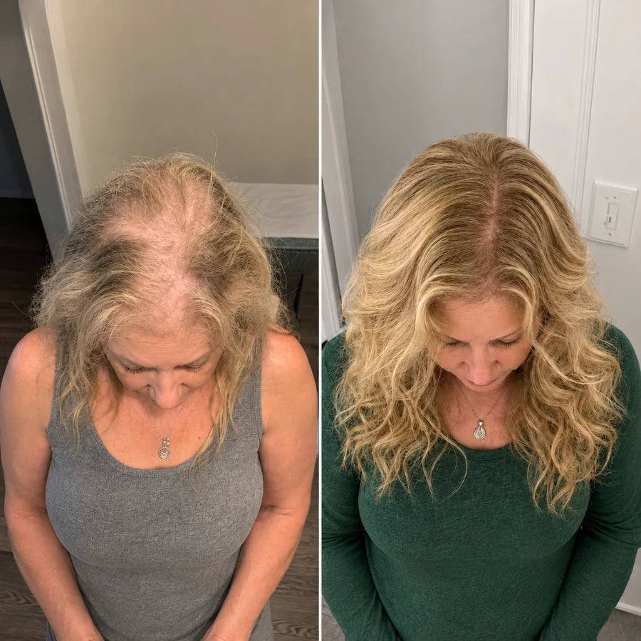 Before and after — reader result